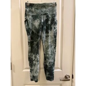 Lululemon Align High-Rise Pant with Pockets 25" Diamond Dye Grey Green Size 8